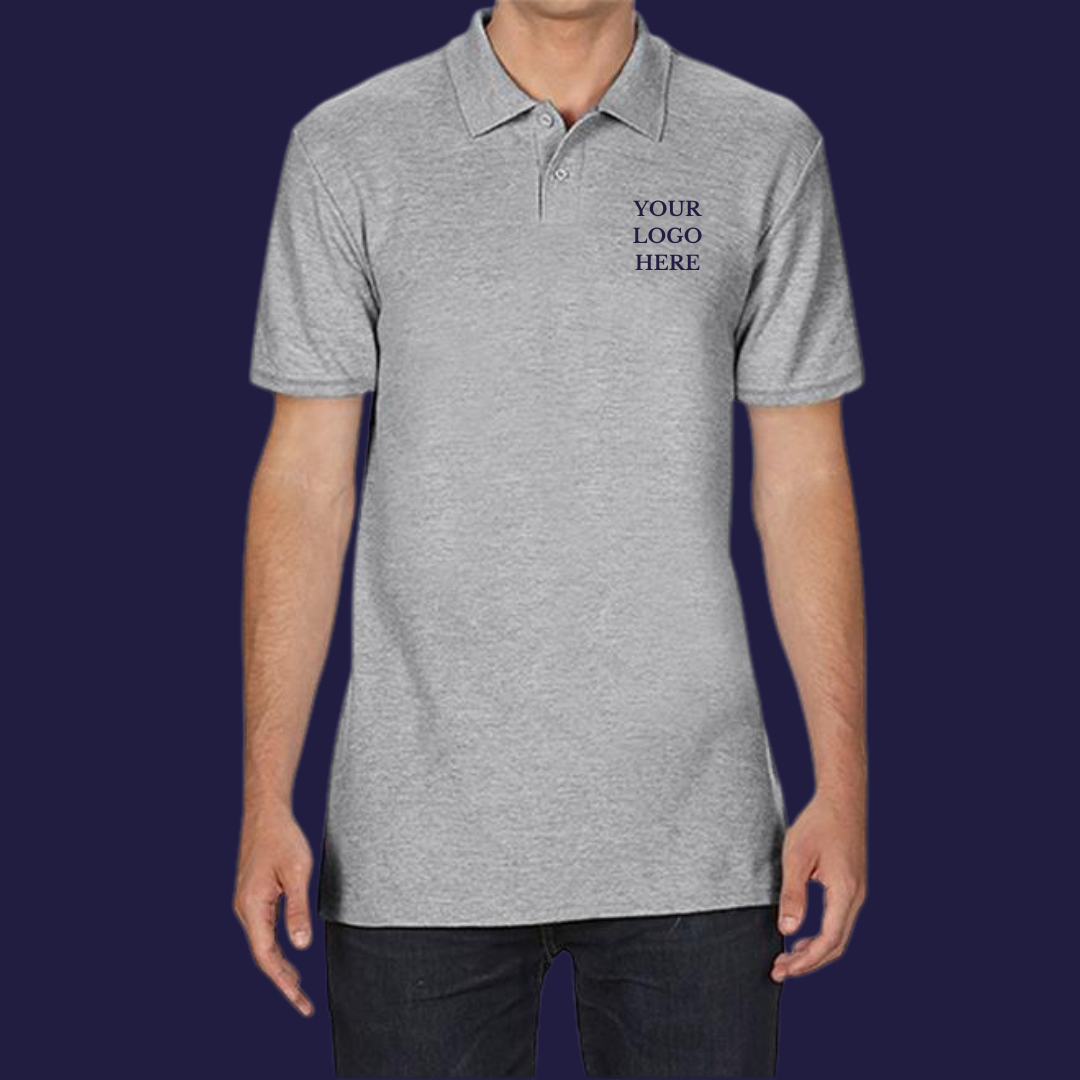 Mens Grey Polo