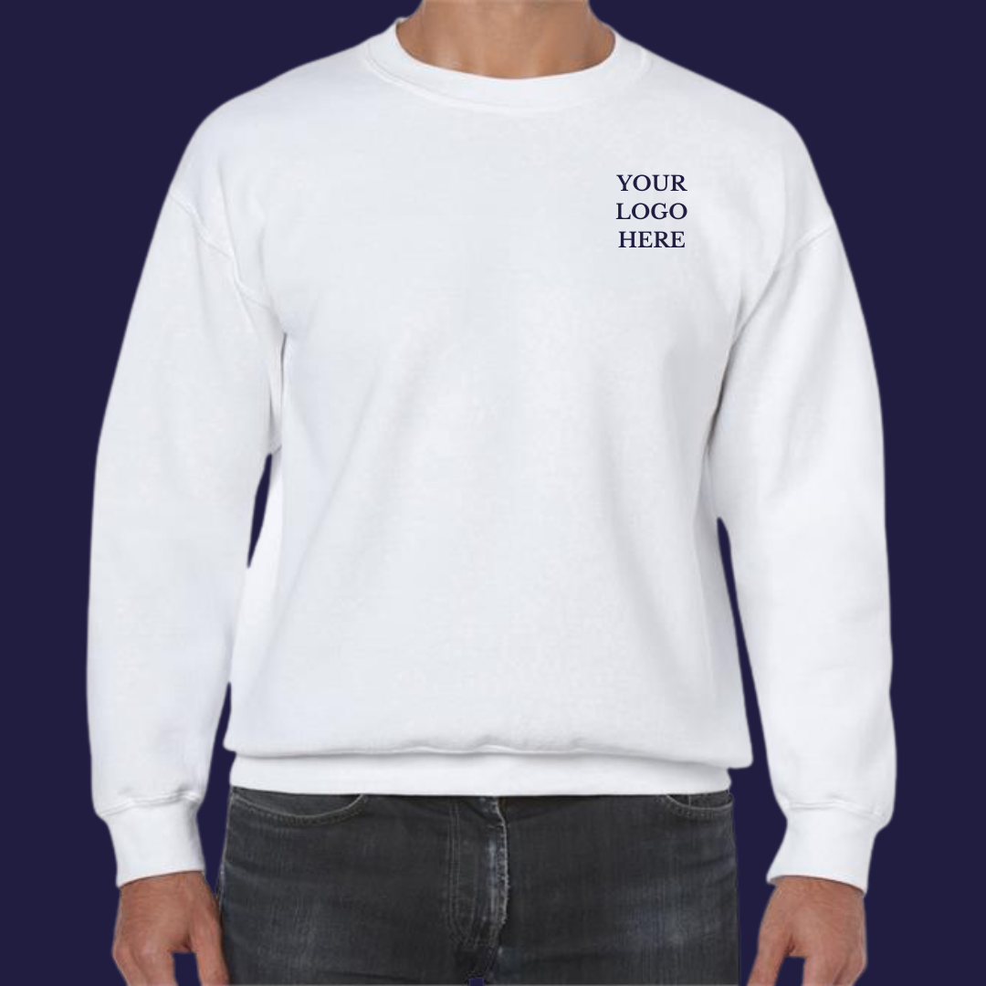 Mens White Sweatshirt